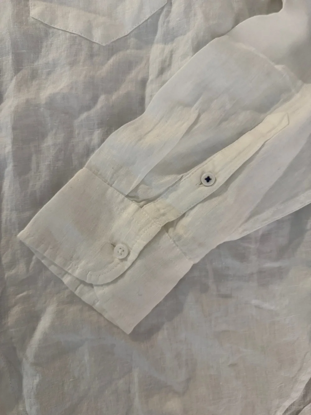 BAIRD MC NUTT IRISH LINEN FOR J. Crew White Irish Linen Shirt Classic Fit NWT